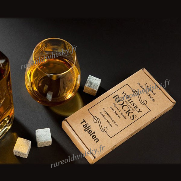 Le coffret de 8 pierres à whisky scandinaves Täljsten - Pierre ollaire suédoise - Whisky on the rocks rocks 1 Pierres à whisky