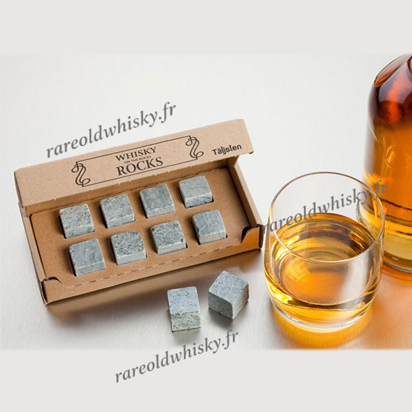 Le coffret de 8 pierres à whisky scandinaves Täljsten - Pierre ollaire suédoise - Whisky on the rocks rocks 2 saveur retrouvé