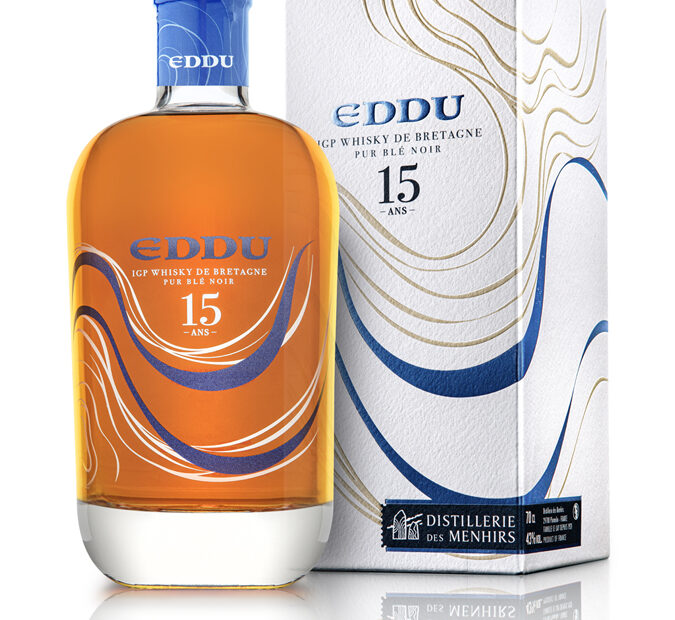 Eddu 15 ans, whisky breton pur blé noir de la Distillerie des Menhirs