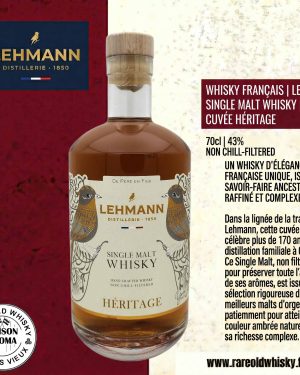Whisky Héritage - Distillerie Lehmann