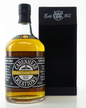 Cadenhead Creations 26 ans - 1989 - Blended grain - Light Creamy Vanilla - 57.7%