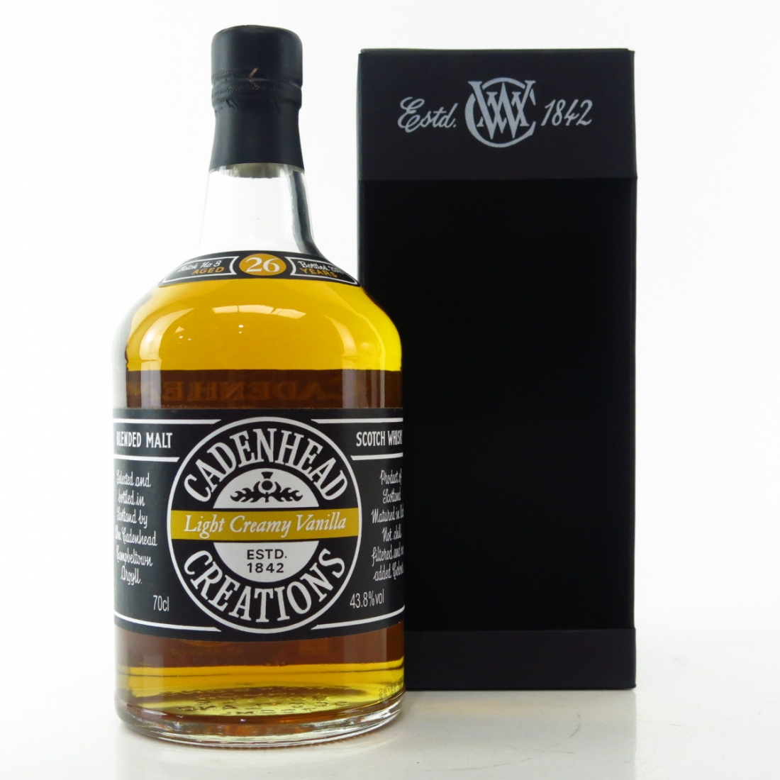 Cadenhead Creations 26 ans - 1989 - Blended grain - Light Creamy Vanilla - 57.7% 1 Cadenhead Creations 26 ans - 1989 - Blended grain - Light Creamy Vanilla - 57.7%