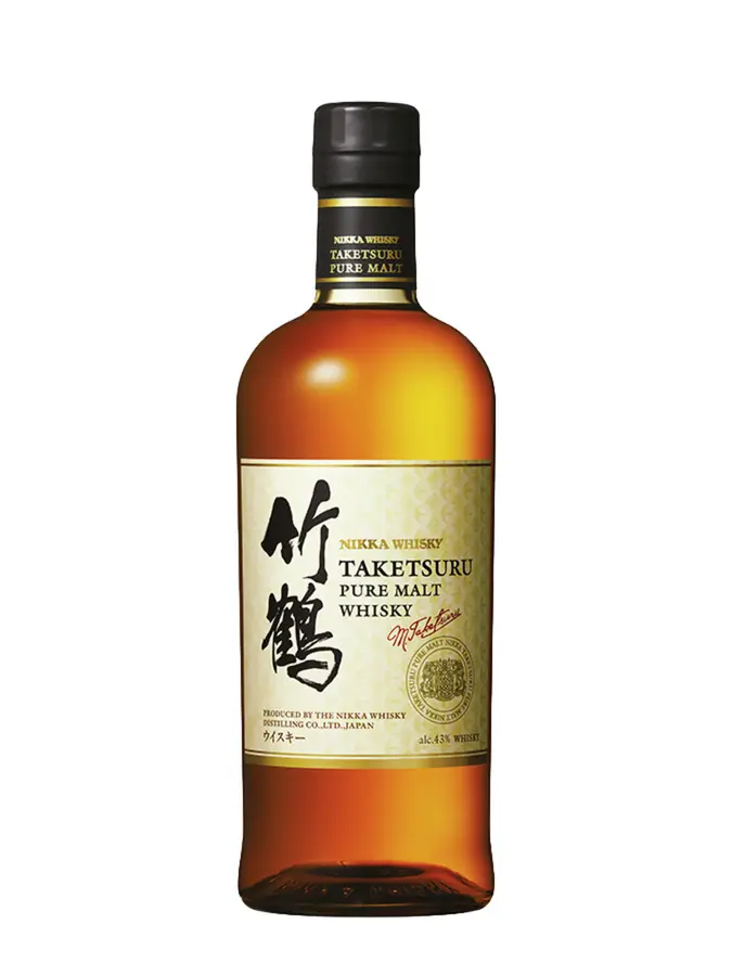 Nikka Taketsuru Pure Malt – Blended Malt Japanese Whisky – Japon – 43 % 2 Bouteille de Nikka Taketsuru Pure Malt, blended malt japonais à 43 %