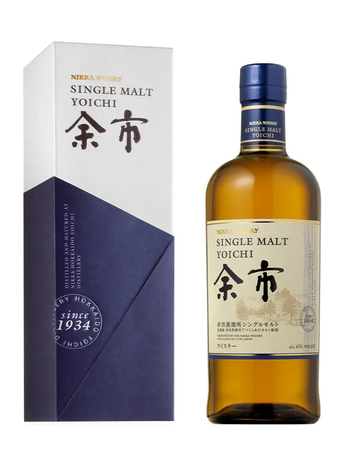 Nikka Yoichi Single Malt – Single Malt Japanese Whisky – Japon – 45 % 2 Bouteille et coffret Nikka Yoichi Single Malt, whisky japonais à 45 %