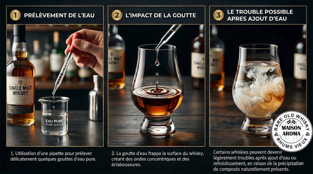 ajout eau whisky