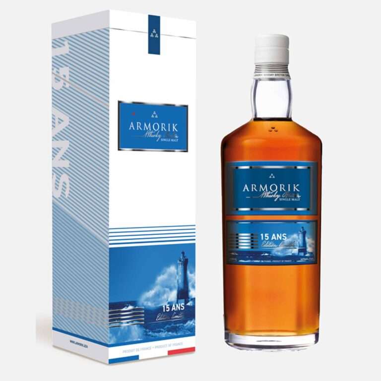 Armorik 15 ans, single malt whisky breton de la Distillerie Warenghem