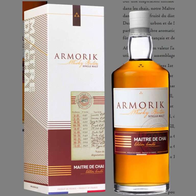 Armorik Maître de Chai 2023, single malt breton édition limitée à 2500 bouteilles