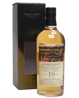 BENRIACH 10 ans 2010 Heavily Peated - Hidden Spirits - Single Malt Whisky - Ecosse - Speyside - 52,2%