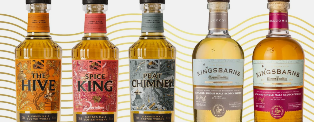 Whiskylovers & Rhumlovers Découvrez des Whiskies et des Rhums d'exception ! 5 Plusieurs bouteilles de kingsbarns et wemyss