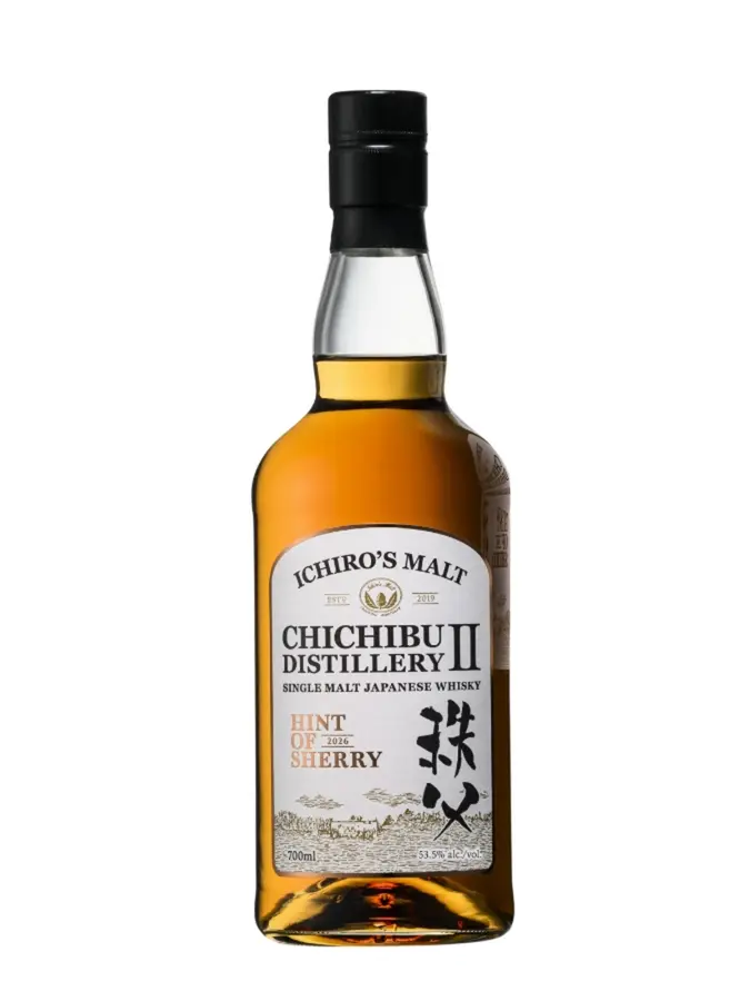 Ichiro’s Malt Chichibu Distillery II Hint of Sherry 2026 – Single Malt Japanese Whisky – Japon – 53,5 % 2 Bouteille Ichiro’s Malt Chichibu Distillery II Hint of Sherry 2026