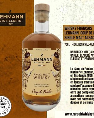 Single Malt Whisky Coup de foudre