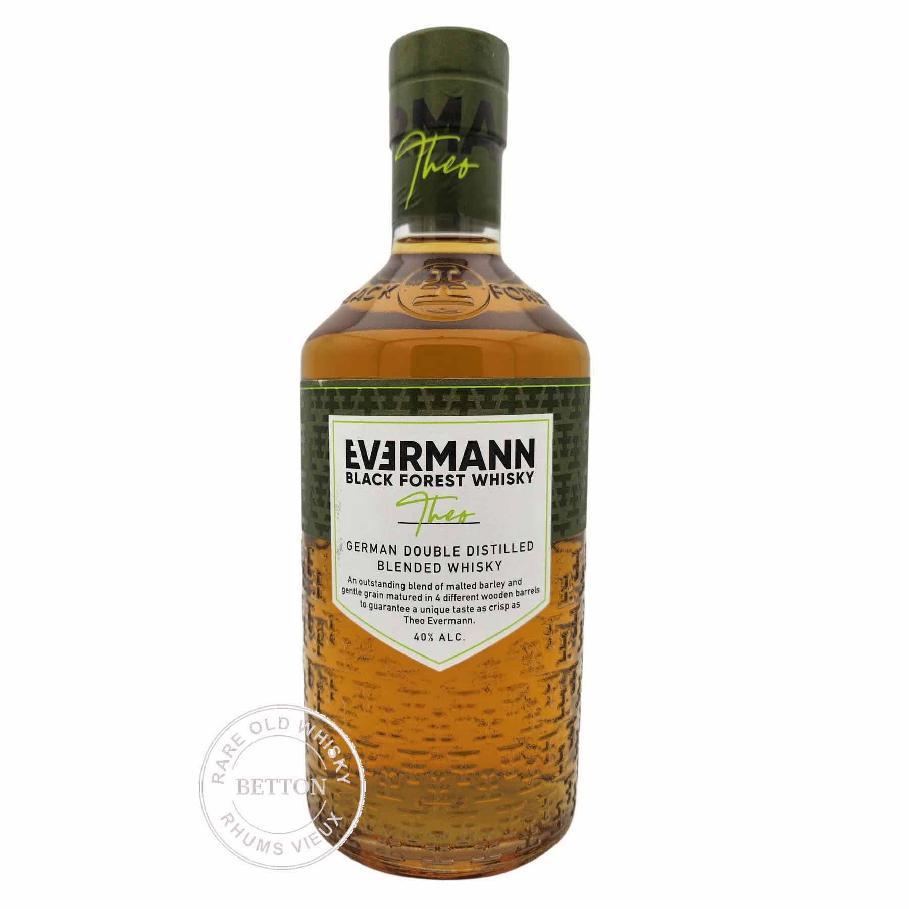 EVERMANN Black Forest Whisky - Édition "Theo" - ALLEMAGNE - 40% 3 EVERMANN Black Forest Whisky - Édition "Theo" - ALLEMAGNE - 40% – Image 3