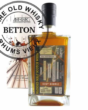 Coup double 2018 - 5 ans – Peated Blended Malt - Caol ila - Blair athol - Ecosse – Art'n cask - 50.3%