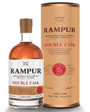 RAMPUR Double Cask - Single Malt Whisky - Inde - Uttar Pradesh - 45%