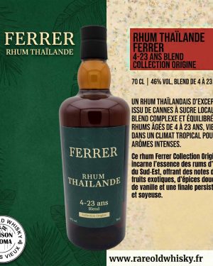 Blend rhum Thailande FERRER
