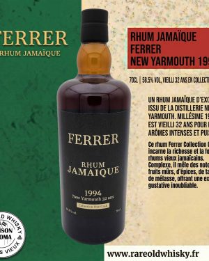 Rhum New yarmouth 32 ans 1994 jamaïque
